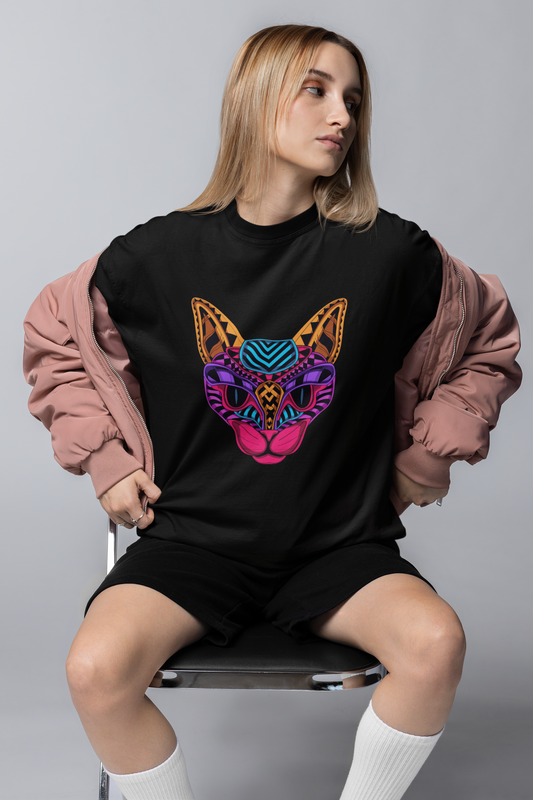 Neon Cat – Bright, Bold, and Ready to Pounce 🐱💡