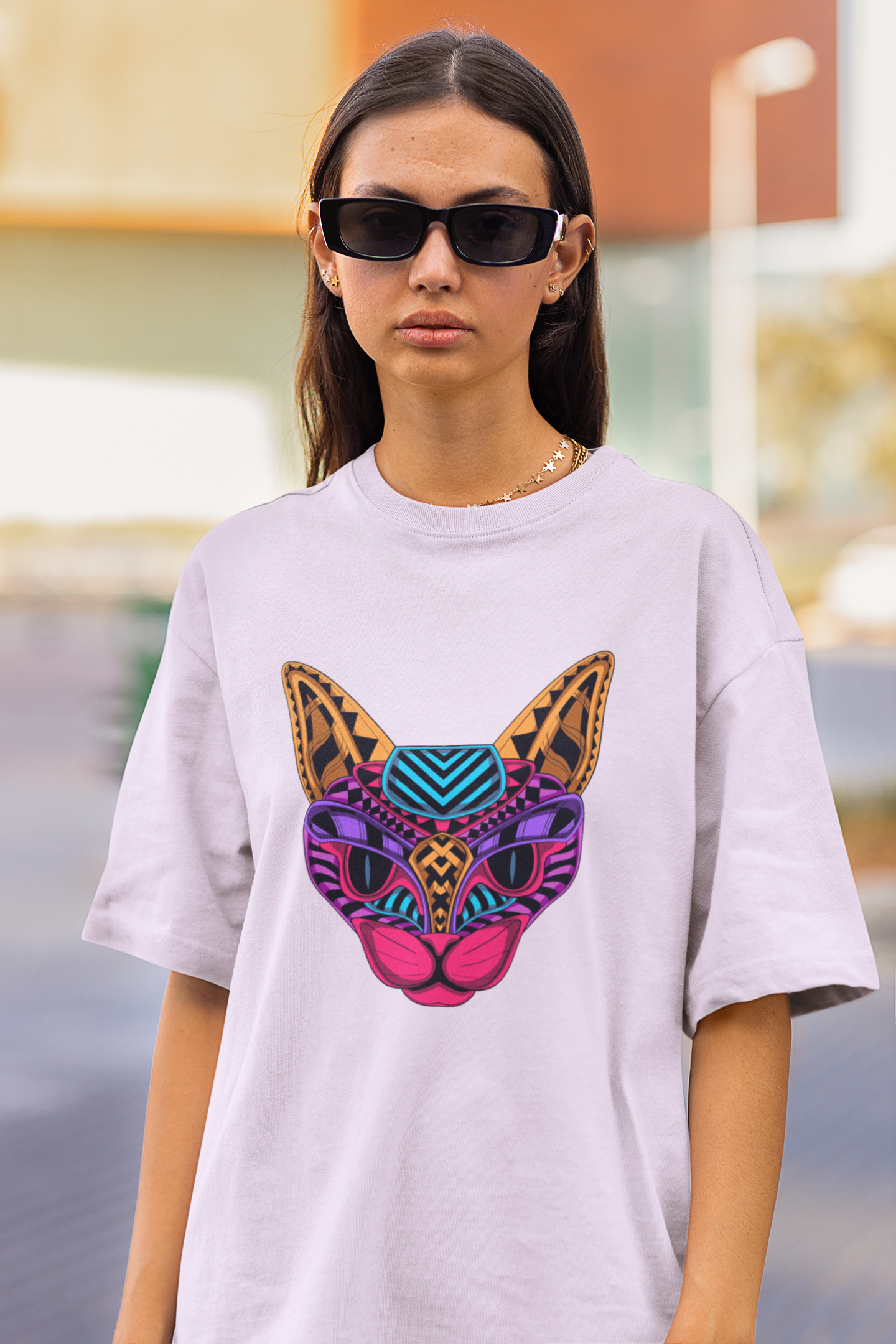 Neon Cat – Bright, Bold, and Ready to Pounce 🐱💡