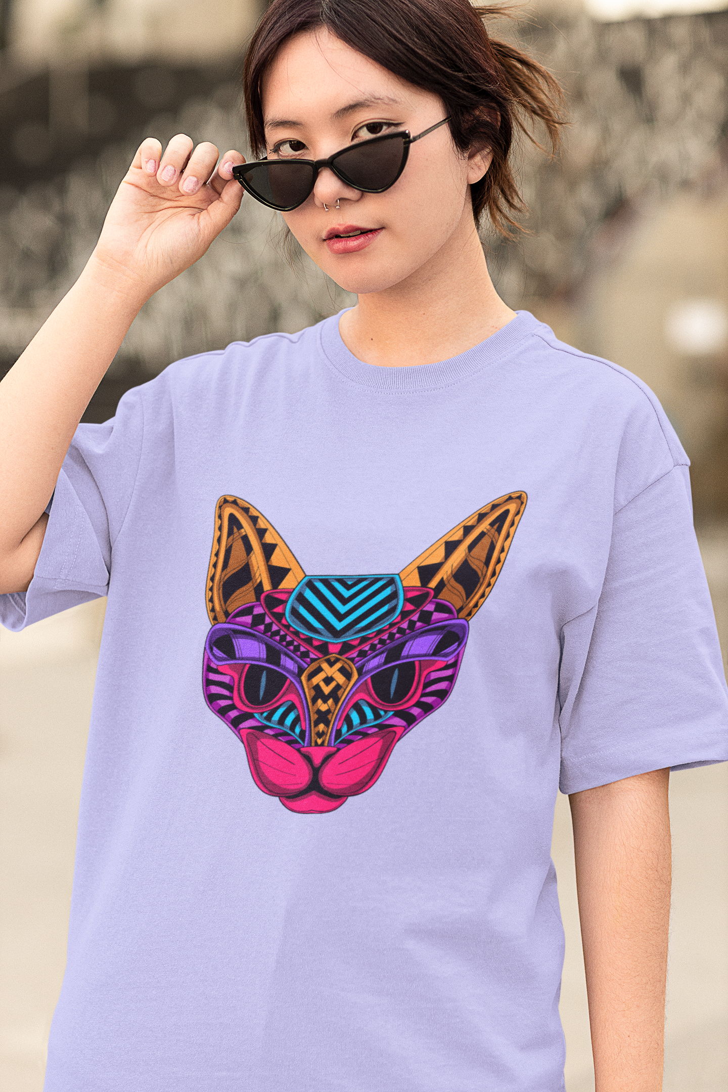 Neon Cat – Bright, Bold, and Ready to Pounce 🐱💡